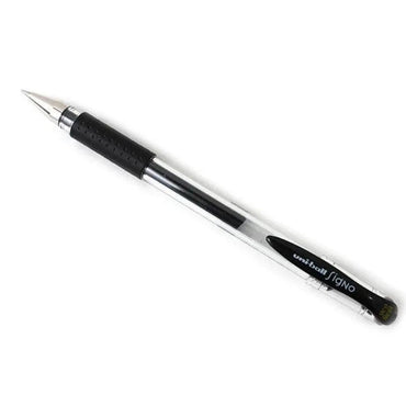 Uni-ball Signo Gel ink Pen Roller 0.4mm line & 0.7mm Ball UM - 120 1 Piece - Black The Stationers